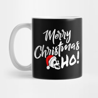 Merry Christmas Ho Skull Mug